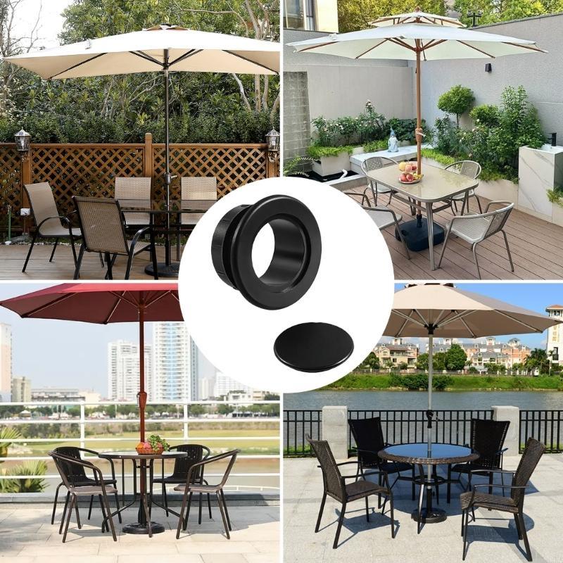 

Plastic Thickened Patio Table Umbrellas Hole Cover Insert Parasol Umbrellas Hole Rings Plug Caps Table Hole Cover Insert CN