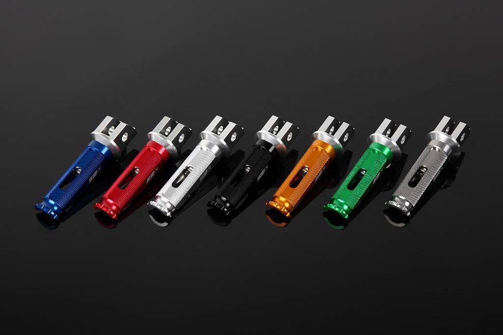 SSK machined aluminum tandem step racing type for passenger mounting part color: black step bar color: black