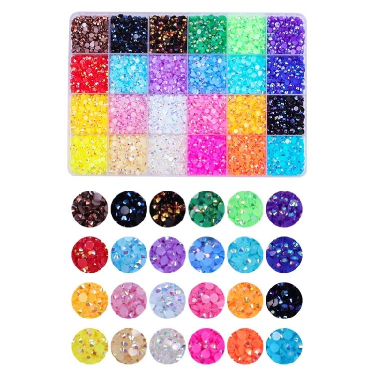 Creative Jelly Diamonds Set With Dazzling Reflective Surfaces Festival DIY Materials For Costumes And Party Nails
