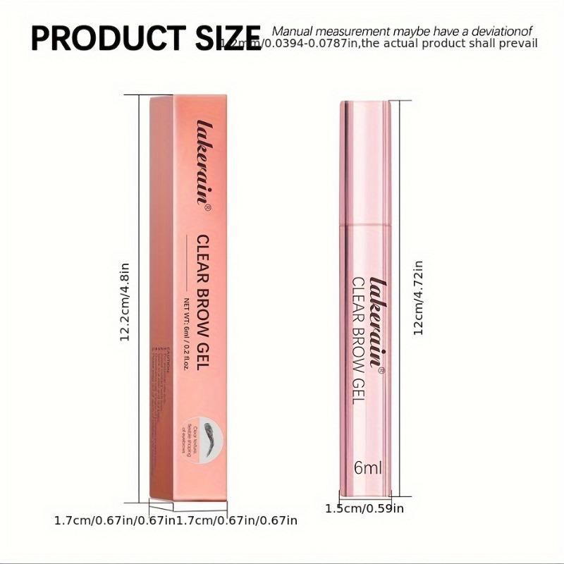 

Стереопластика для бровей Lakerain Гель для бровей, прозрачный гель для бровей Европейский и американский дикий гель для бровей 1pcs