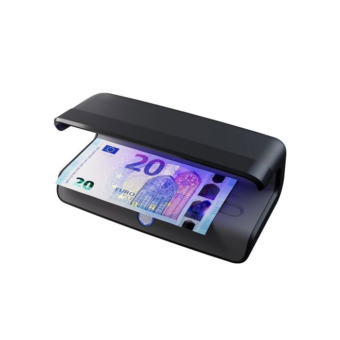 Détecteur de Faux Billets - Safescan - 55 LED - UV Ultra-Lumineux - Noir - Compact