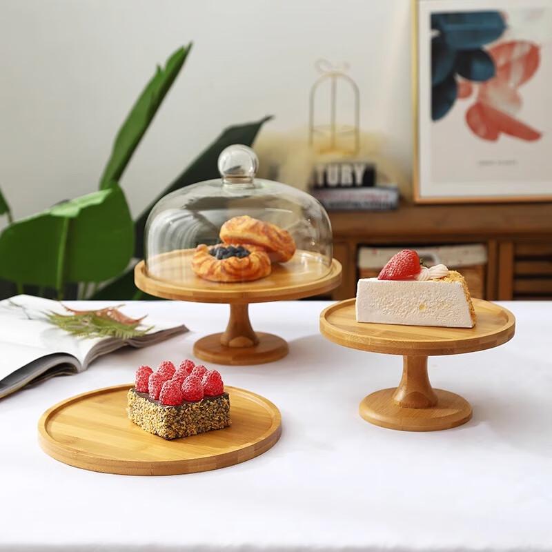 Homeglen Bamboo Dessert Display Stand