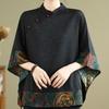 Chinese-style Chinese-style Button-down Shirt Tops for Women Summer New Loose Western Style Fashionable Shirt