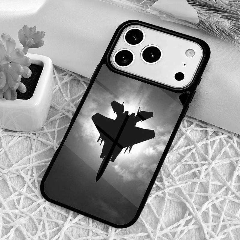 Jet Fighting Aircraft Phone Case for iPhone 17 Air 16 15 11 12 14 13 Pro Max Shockproof Cover