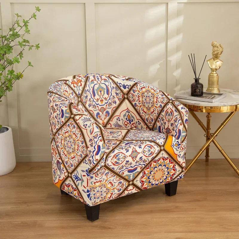 1PC Removable Elastic All Inclusive Single Seat Sofa Covers for Living Room Slipcover Armchair Couch Cover Furniture Protector