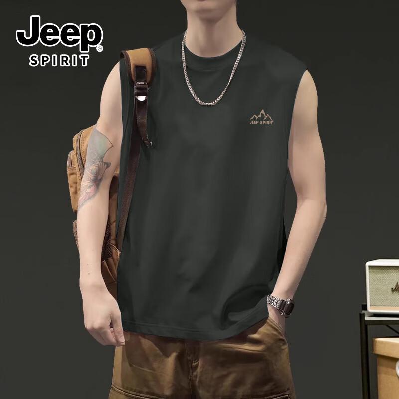 

Мужская спортивная майка без рукавов JEEP SPIRIT из хлопка M