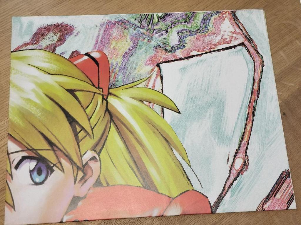 [USED] "Der Mond Yoshiyuki Sadamoto Art Collection" Limited Edition with 2 original reproductions and a large poster