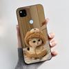 Coque Pour Google Pixel 4A 4 A 4G Noir Coque de Téléphone Esthétique Mignon Chat Dessin Animé Mince Souple TPU Silicone Arrière Pour Pixel4A Coquille