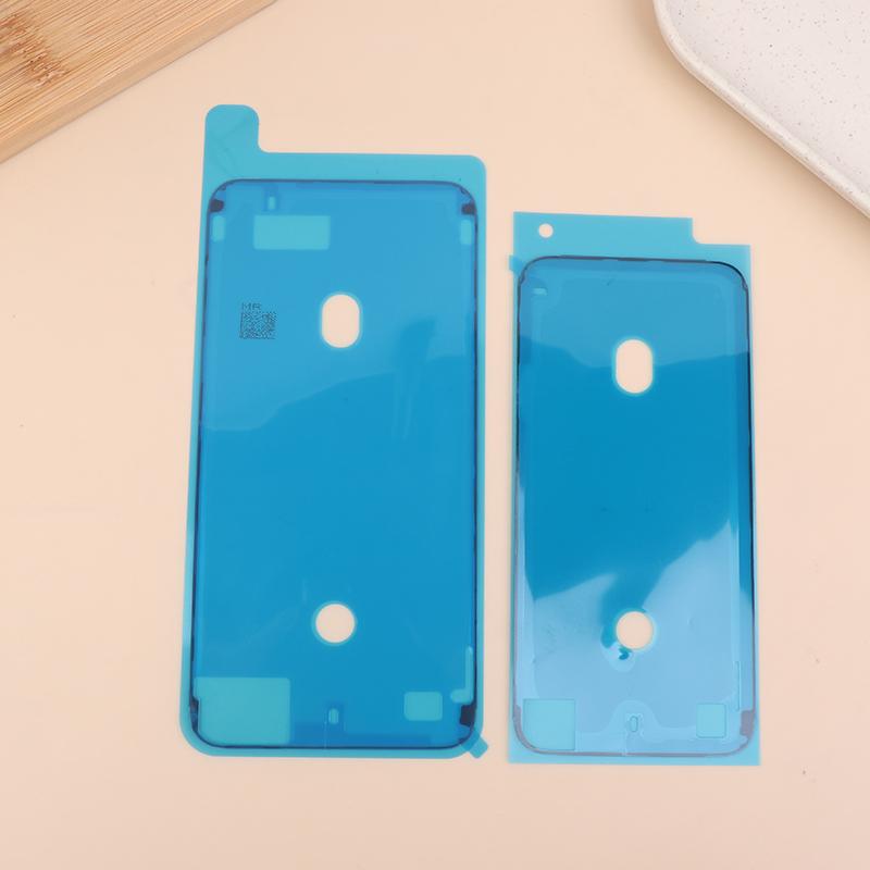 10Pcs Waterproof Adhesive Battery Sticker Invisible Frame Seal Strip Blue PET Adhesive for Phone Edge Dust Protection Gasket