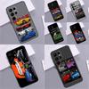Japan JDM Sports Car Comic Phone Case For Samsung Galaxy S24 S25 Ultra S9 S10 S20 S22 S21 S23 Plus S24 FE Cover Coque