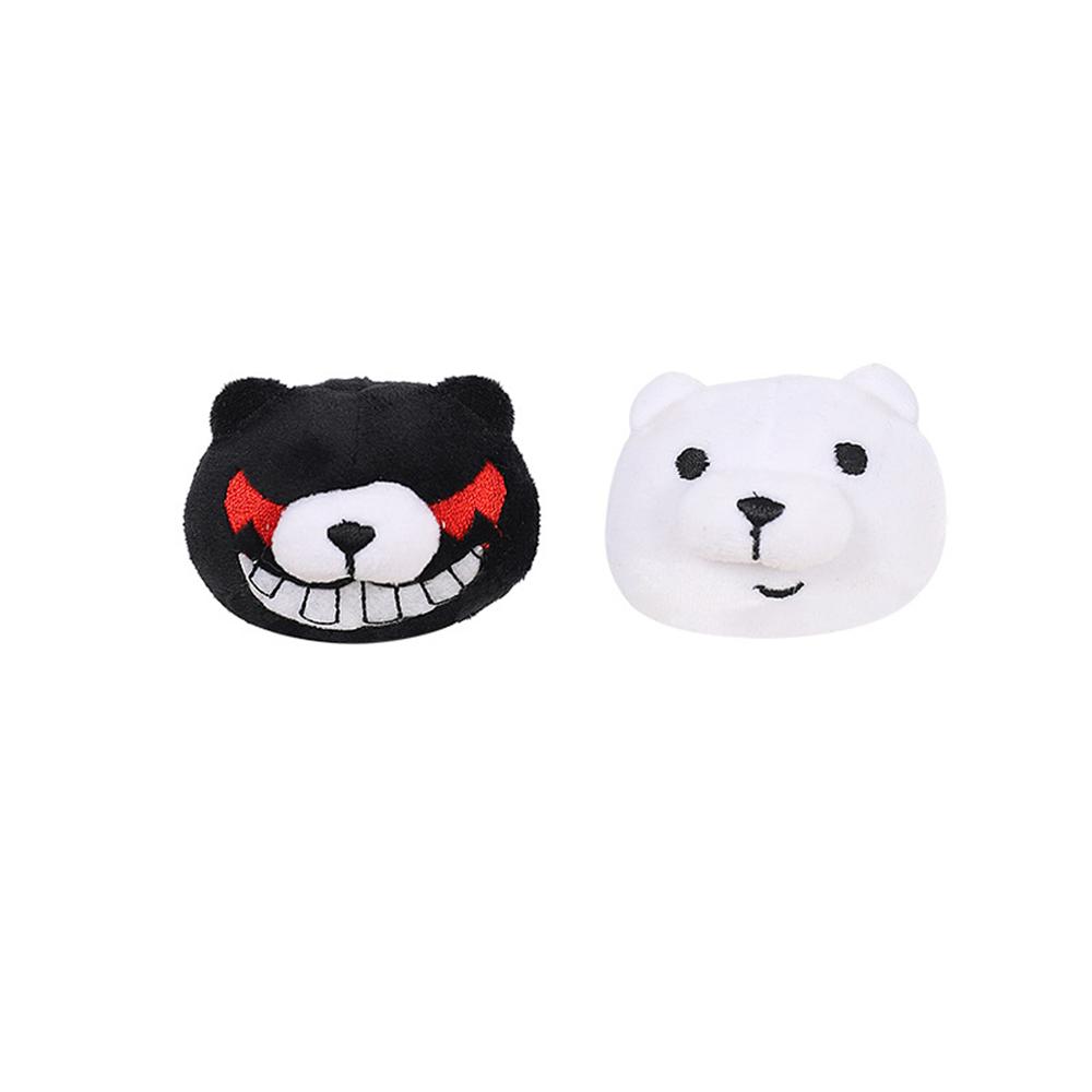 

2pcs/1set Junko Headwear Cosplay White Black Bear Hairpins Girl Gift