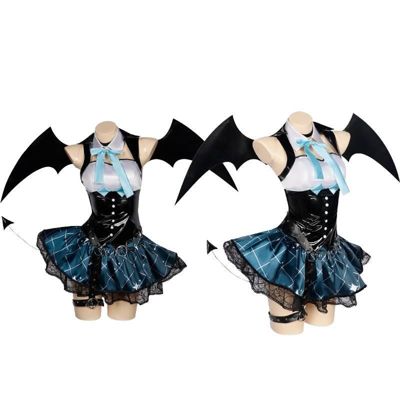 Hatsune Miku Cosplay Costumed Outfit Accessorie Fans Girl Role Play Clothing