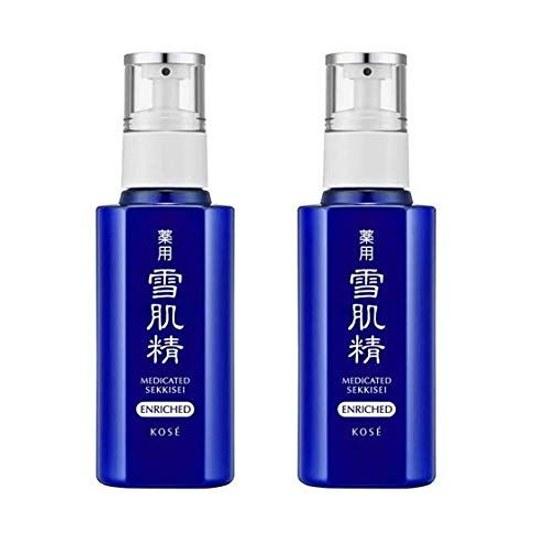Set Kosei Medicinal Sekkisei Emulsion Enrich (140mL) x 2 pieces Quasi-drug