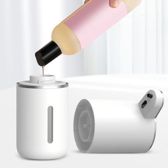 Yousheng 1 Set Soap Dispenser Adjustable USB Rechargeable Touchless Foaming Soap Dispenser for Bathroom Kitchen