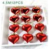 Home Party Decoration Christmas Ornament Heart Baubles Christmas Tree Pendant Valentine's Day