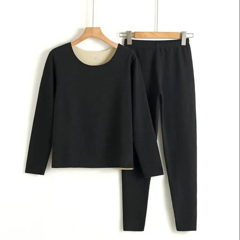 

Арктический бархатный катион, двусторонняя двухцветная осенняя одежда с постоянной температурой, длинные брюки, женский бесшовный комплект термобелья Fever M