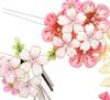 hair accessory set for and other silver leaflet Two-piece furisode, coming-of-age ceremonies, graduations, Shichi-Go-San, Shichi-Go-San occasions.
