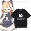 Blue Archive T Shirt Cute Cartoon Print Momoi Same Tshirt Harajuku Fashion Anime Unisex Women Summer Cotton Short Sleeve Tee Tops