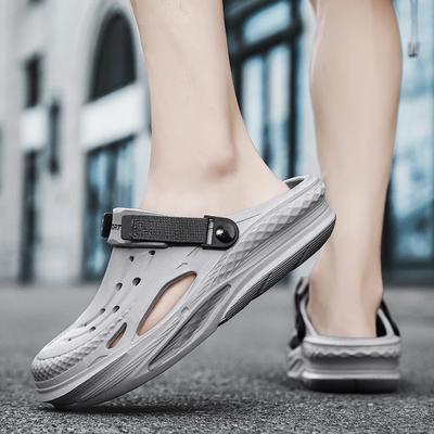 Summer Men Slippers Mixed Colors Platform Outdoor Sandals Clogs Beach Slippers Flip Flops Male Indoor Home Slides Bathroom Shoes