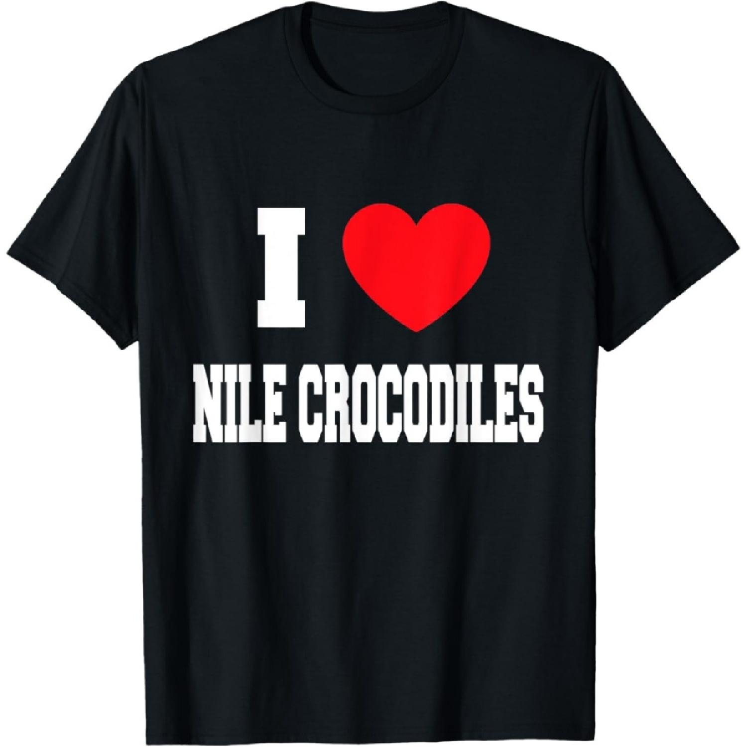 I Love Nile crocodiles T-Shirt S