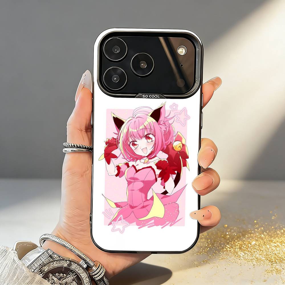 T-Tokyo C-Comics M-Mew Mew Phone Case For iPhone17 16 15 14 13 12 Pro Max Grey Black Matte Laser Metallic Aurora Funda