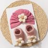 Comfortable Newborn Hat with Socks Sweet Big Flower Toddler Kids Turban  Photo Props