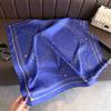 Simple polka dot printing fashion silk scarf square scarf high-end shawl sunscreen neck small square scarf headscarf women's scarf