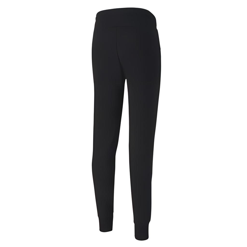 Puma Logo Embroidered Knit Cuffed Casual Sports Pants Men pants Black 656975-03