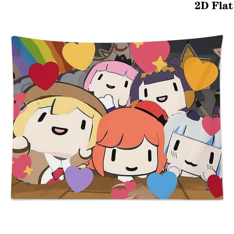 Cartoon Character Pattern Home Decor Tapestry, Wall Hanging, Decorative RV Wall Cloth.ZGT0914250