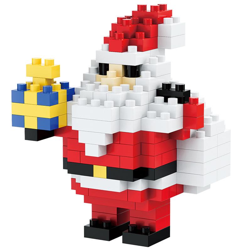 Christmas Building Block Toys: Compatible with Lego—Santa Claus, Christmas Tree for Kids