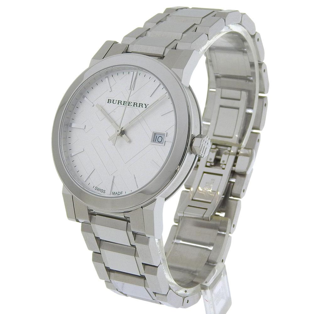 BURBERRY Watches BU9000 Silver SilverDial Stainless Steel Quartz Analog display Women Used