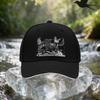 Galloping Horse Ink Wash Cap Adjustable Unisex Baseball Hat with Horse Racing Lightweight Suitable for Travel Parties Birth