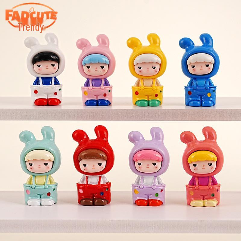

Trendy Rabbit Mengli Resin Crafts: Cute DIY Handmade Ornaments Blind Box