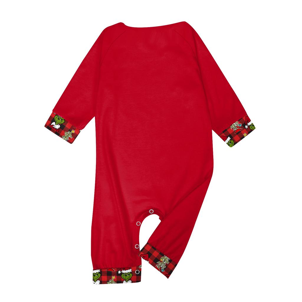 Christmas Prints Family Matching Long Sleeve Tops+Pants Set Family Matching Sets