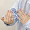 Blue Decor Press On Nails Sweet Reusable Manicure Kit