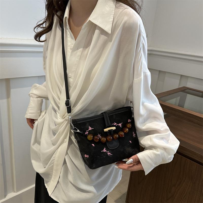 New Niche Design Personalized Handbag New Chinese Style Fashionable Bucket Bag Women Casual Crossbody Women Bag
