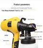 400W Portable Electric Paint Spray Gun – High-Pressure for Latex, European & US Compatible