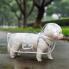 Transparent Waterproof Dog Raincoat Ideal for Small To Medium Breeds Like Poodles and Teddies All-Weather Protection for Your Pet
