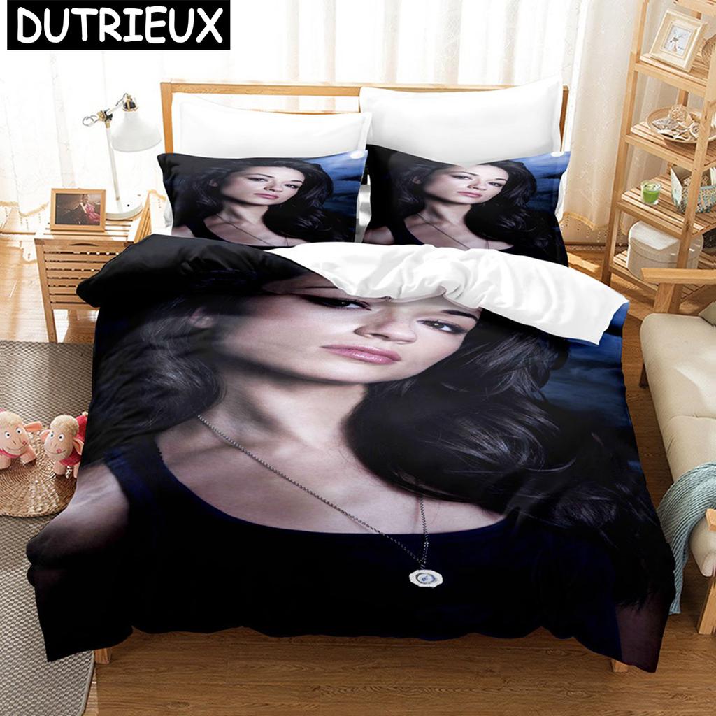 Teen Wolf Bettwäscheset Amerikanische TV-Serie Bettbezug Mode Geschenk für Teenager Männer 3-teilig Twin Single Queen King Size Bettbezugset