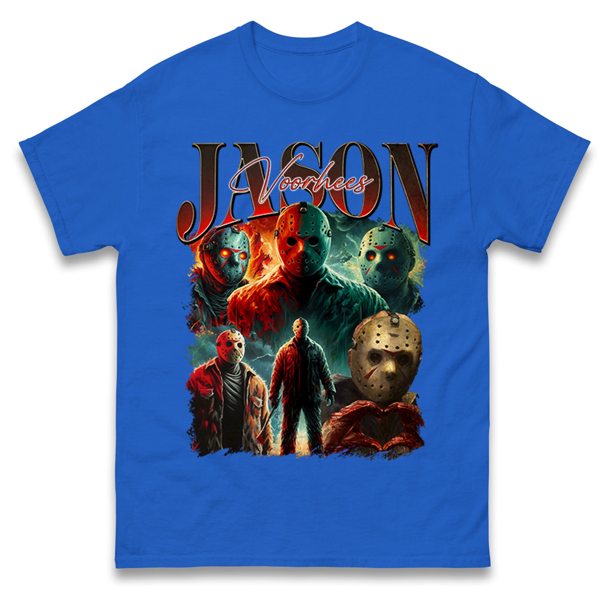 

Jason voorhees Bootleg Halloween Mens T Shirt Womens Tops Tees XL