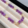 8Mm Autumn And Winter Natural Freshwater Pearl Amethyst Sweater Chain Necklace Collarbone Chain