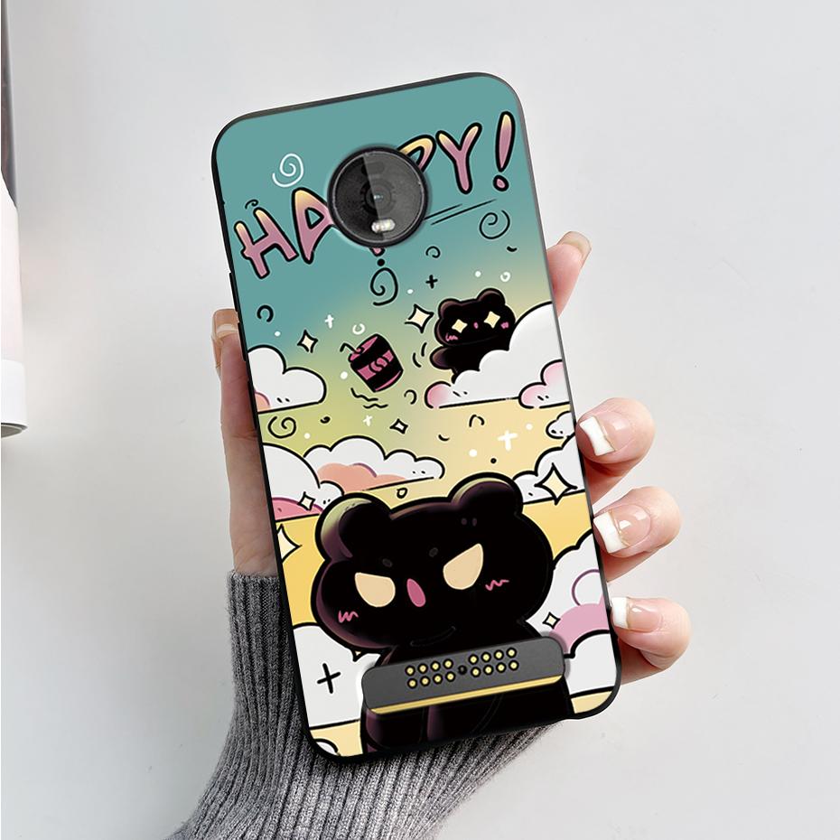 For Motorola Moto Z4 Z3 Play Case Cute Cartoon Soft Silicone TPU Cover Phone Case For Moto Z3 Z4 Play MotoZ4 Z4Play Z3Play Funda