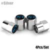 4Pcs Car Valve Caps Wheel Tires Air Tyre Stem Protective Cover For Peugeot RCZ 206 307 308 3008 207 208 407 508 2008 5008 107 HGH3