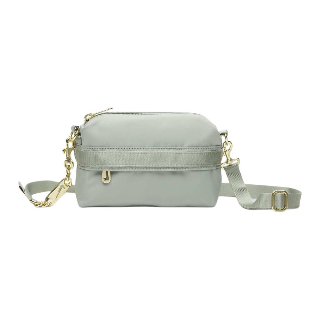 New Nike Polyester Shoulder Bag, Crossbody Bag Regular Unisex Light Green CW9304-370