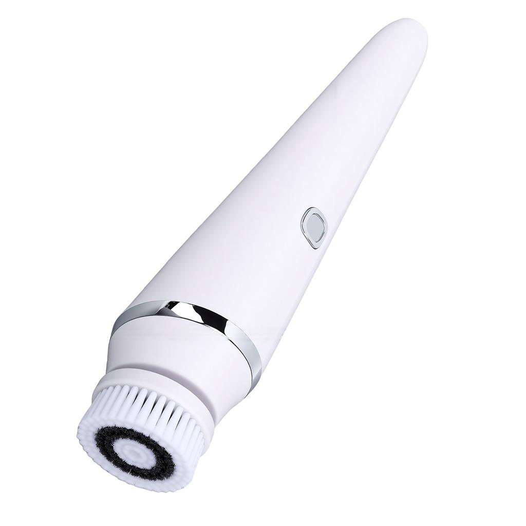Facial Cleansing Brush Massage Exfoliation Rotating Electric Face Scrubber with 4 Brush Heads for Deep Pore Cleaning