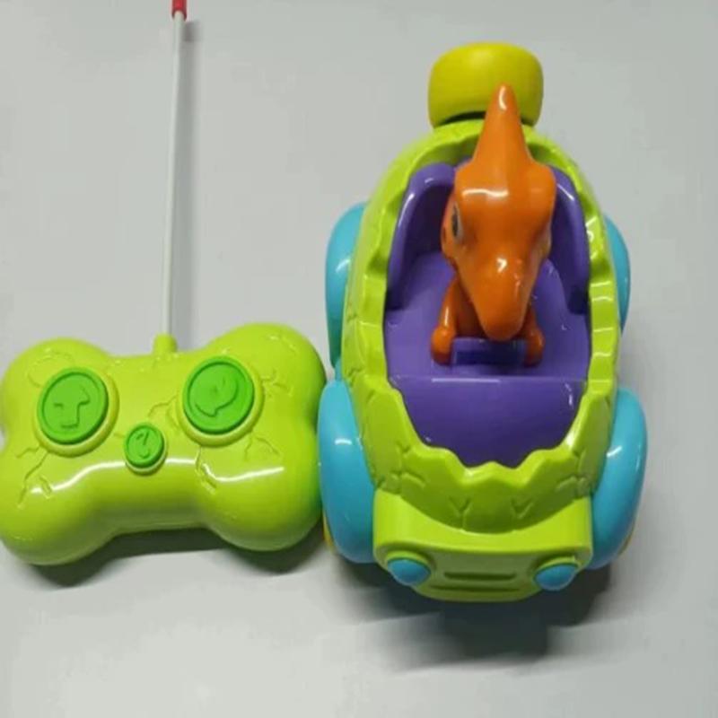 

1 комплект перезаряжаемой машинки с дистанционным управлением для малышей, игрушки для мальчиков и девочек старше 3 лет, радиоуправляемая машинка с подсветкой и музыкой pterosaur-1set