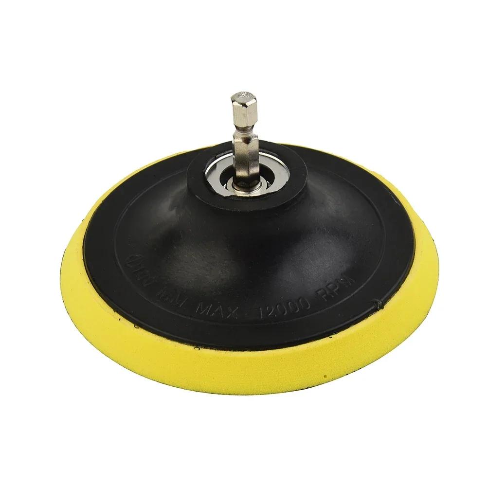 Sanding Pad With M10/M14 Drill Adapter 3/4/5/6/7in For Buffing Cleaning Metal Glass Ceramic Grinders Polishing Power Tool Part