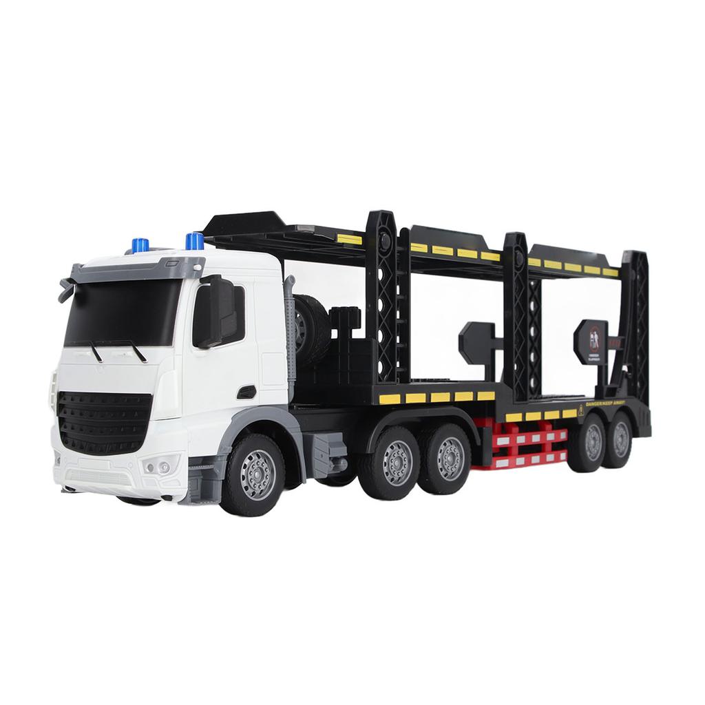RC Transporter Truck Remote Control Trailer RC Car Toy 2 Tier Body Detachable Light Sound USB