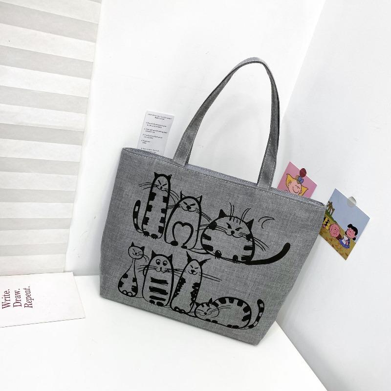 Shoulder Bag Women's Canvas Bag Large Capacity Work Commuter Women's Bag Portable Tote Bag Nanfeng Bag