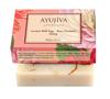 Soap with Coconut Milk, Rose, Turmeric and Honey (100 G), Luxury Classic Coconut Milk Soap with Rose, Turmeric, Honey, Ayujiva Ayurveda